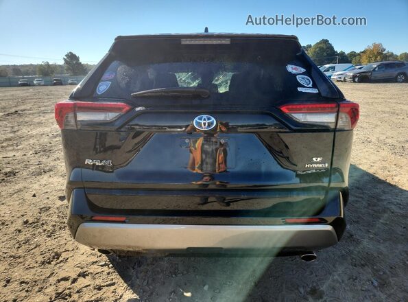 JTM16RFV7NJ016384 2022 TOYOTA RAV4 Black Вид ззаду