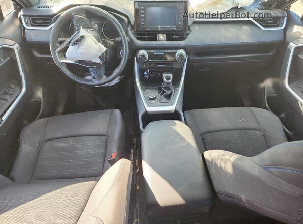JTM16RFV7NJ016384 2022 TOYOTA RAV4 Black Вид панелі приладів