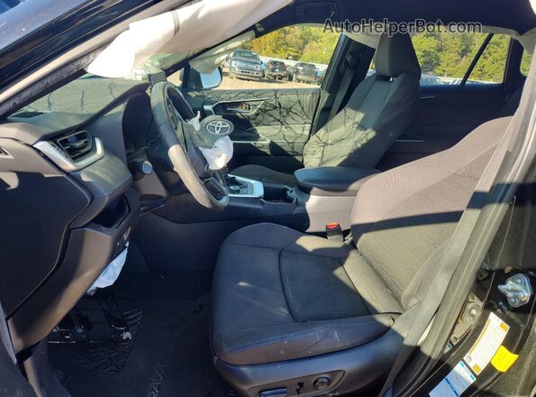 JTM16RFV7NJ016384 2022 TOYOTA RAV4 Black Вид салону спереду