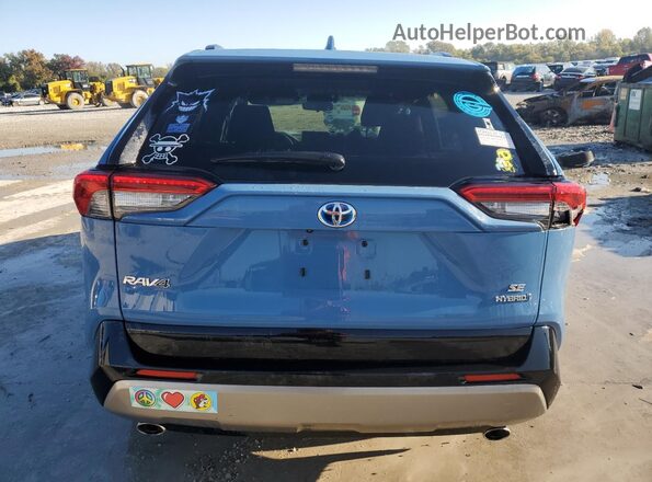 JTM16RFV8ND050722 2022 TOYOTA RAV4 Blue Widok z tyłu