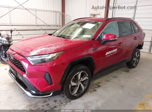 JTMAB3FV7PD119525 2023 TOYOTA RAV4 PRIME Red წინა მარცხენა ხედი სამი მეოთხედიდან