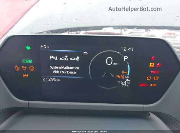JTMABABA0PA032154 2023 SUBARU SOLTERRA Red უკანა სავარძლების ხედი