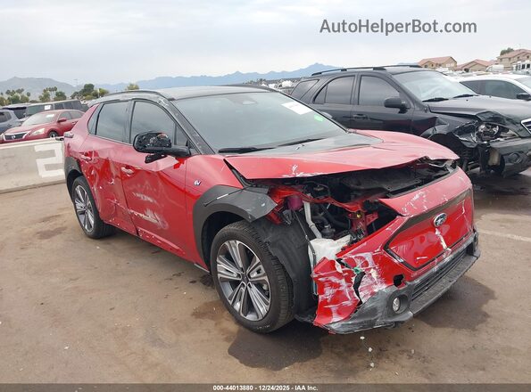 JTMABABA0PA032154 2023 SUBARU SOLTERRA Red წინა ხედი
