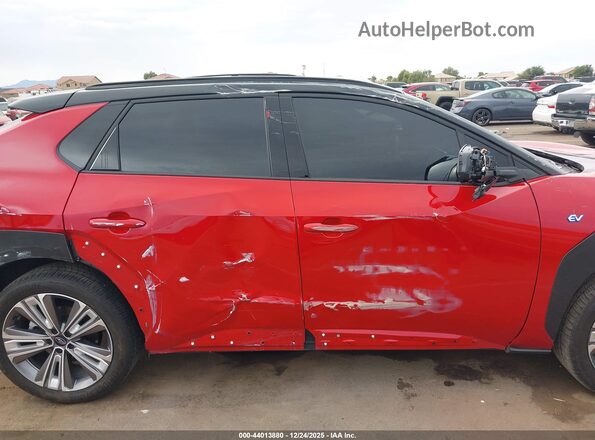 JTMABABA0PA032154 2023 SUBARU SOLTERRA Red უკანა სალონის ხედი