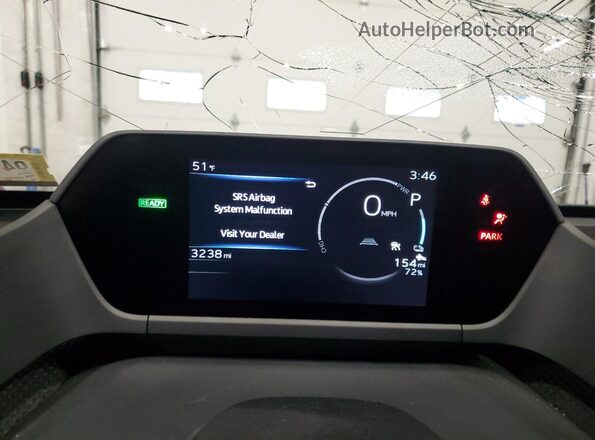 JTMABABA6SA095316 2025 SUBARU SOLTERRA White Instrument cluster view