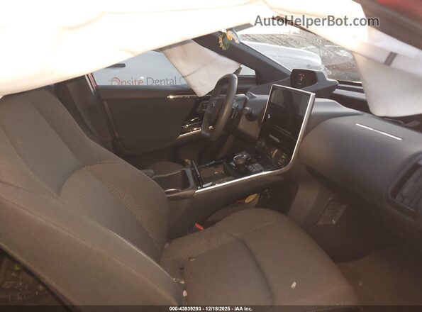 JTMABABA8RA060514 2024 SUBARU SOLTERRA Red Widok wnętrza z przodu