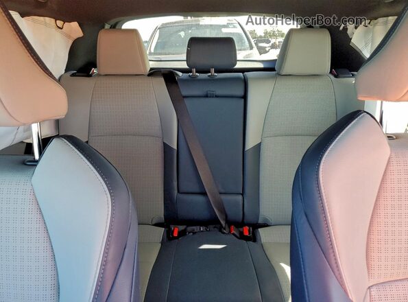 JTMABABAXPA012610 2023 TOYOTA BZ4X Blue Vista de los asientos traseros
