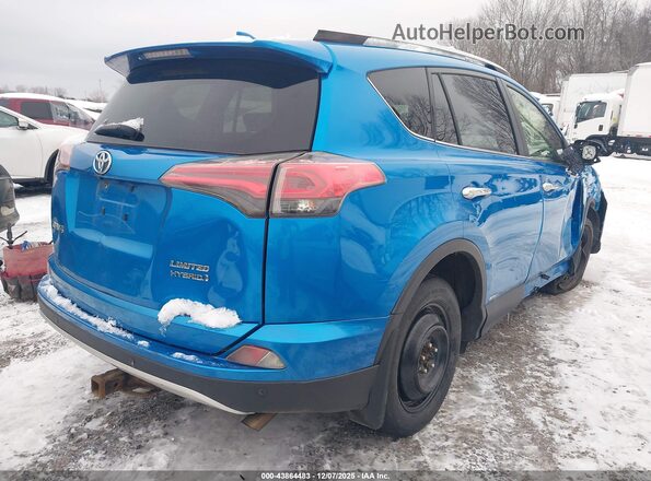 JTMDJREVXGD018516 2016 TOYOTA LIMITED Blue Trasero derecho