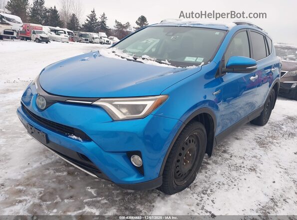 JTMDJREVXGD018516 2016 TOYOTA LIMITED Blue Vista tres cuartos delantera izquierda