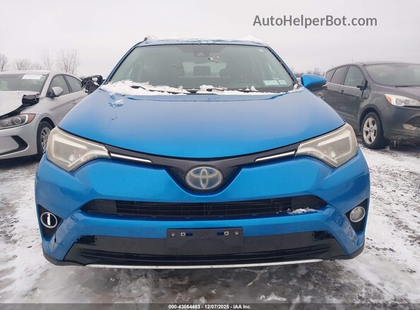 JTMDJREVXGD018516 2016 TOYOTA LIMITED Blue Vista del cuadro de instrumentos