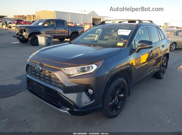 JTME6RFV0MJ009938 2021 TOYOTA RAV4 HYBRID Gray Vista tres cuartos delantera izquierda
