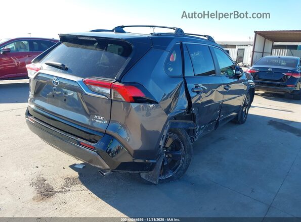 JTME6RFV0MJ009938 2021 TOYOTA RAV4 HYBRID Gray Trasero derecho