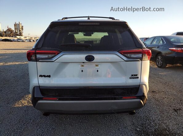 JTME6RFV1NJ021226 2022 TOYOTA RAV4 White Вид ззаду