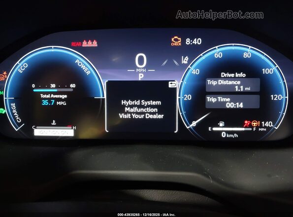 JTME6RFV1RD560675 2024 TOYOTA RAV4 HYBRID Silver Հետևի նստատեղերի տեսք