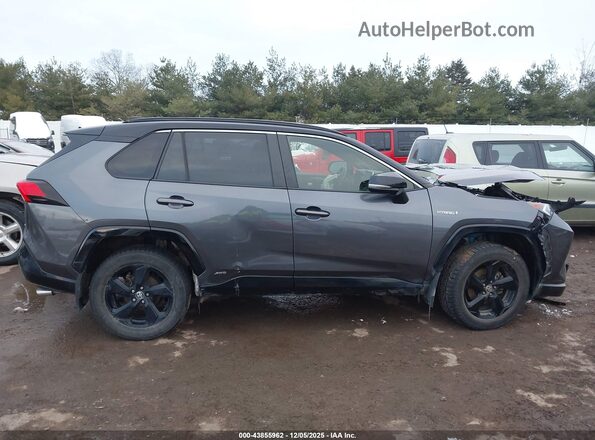 JTME6RFV8MD515130 2021 TOYOTA RAV4 HYBRID Gray Widok wnętrza z tyłu