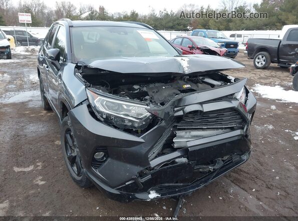 JTME6RFV8MD515130 2021 TOYOTA RAV4 HYBRID Gray Widok z przodu
