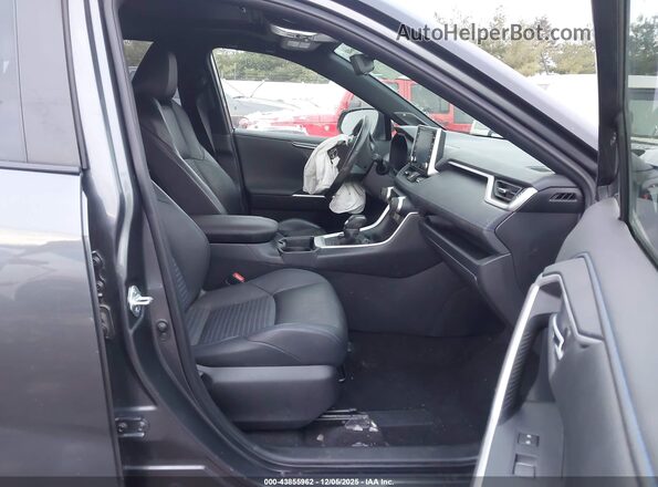 JTME6RFV8MD515130 2021 TOYOTA RAV4 HYBRID Gray Widok wnętrza z przodu