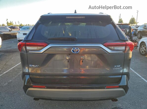JTME6RFV9ND519270 2022 TOYOTA RAV4 Gray Widok z tyłu
