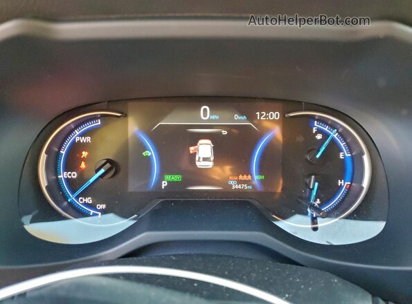 JTME6RFV9ND519270 2022 TOYOTA RAV4 Gray Widok zestawu wskaźników