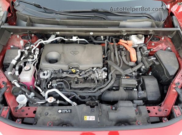 JTMEB3FV4ND110232 2022 TOYOTA RAV4 Красный Вид подкапотного пространства
