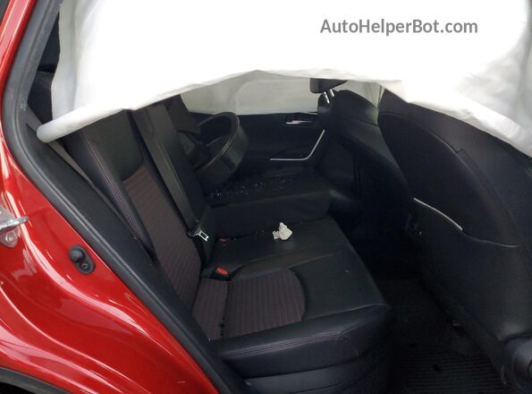JTMEB3FV4ND110232 2022 TOYOTA RAV4 Красный Вид задней части салона