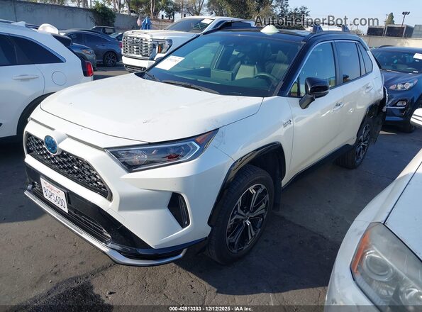 JTMEB3FV6MD006341 2021 TOYOTA RAV4 PRIME White წინა მარცხენა ხედი სამი მეოთხედიდან