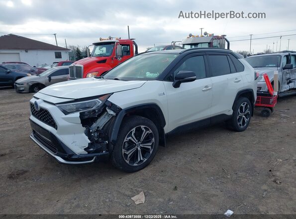 JTMEB3FV9MD041200 2021 TOYOTA RAV4 PRIME White წინა მარცხენა ხედი სამი მეოთხედიდან