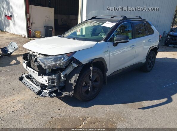 JTMEWRFV2KJ015298 2019 TOYOTA RAV4 HYBRID White Vista tres cuartos delantera izquierda