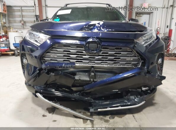 JTMEWRFV3KJ020204 2019 TOYOTA RAV4 HYBRID Синий Вид спереди