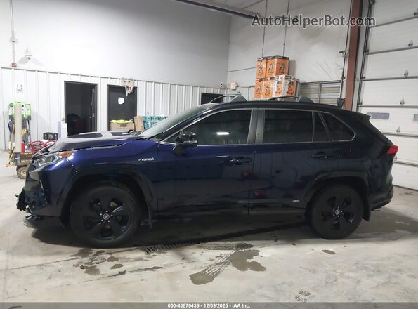 JTMEWRFV3KJ020204 2019 TOYOTA RAV4 HYBRID Синий 