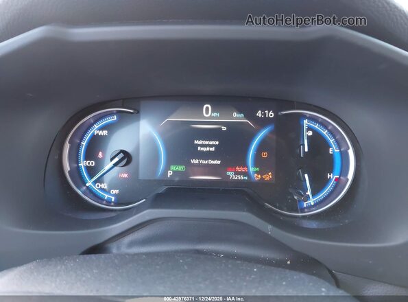 JTMEWRFV4KD513534 2019 TOYOTA RAV4 HYBRID Gray უკანა სავარძლების ხედი