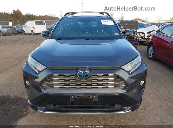JTMEWRFV4KD513534 2019 TOYOTA RAV4 HYBRID Gray უკანა სალონის ხედი