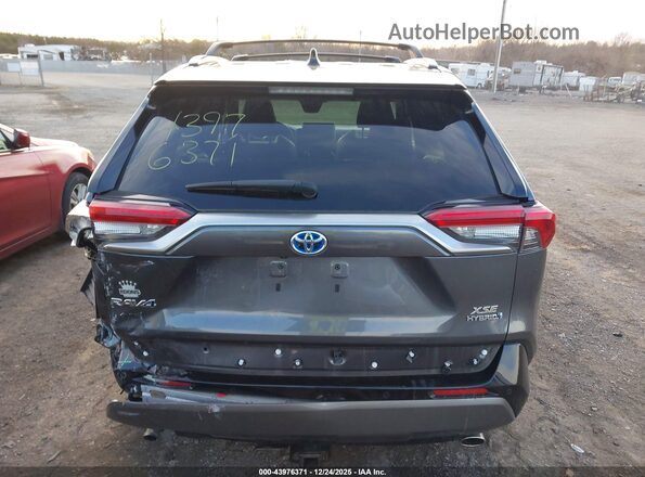 JTMEWRFV4KD513534 2019 TOYOTA RAV4 HYBRID Gray 
