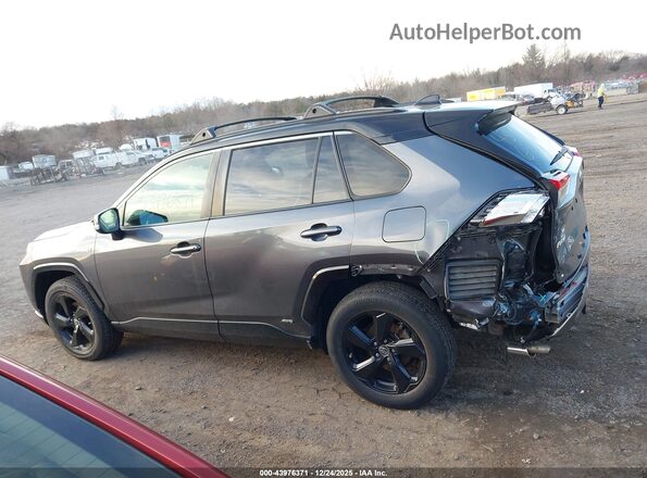 JTMEWRFV4KD513534 2019 TOYOTA RAV4 HYBRID Gray 