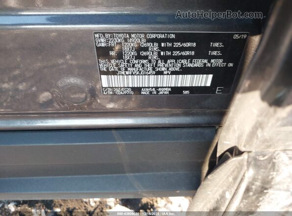JTMEWRFV5KJ016459 2019 TOYOTA RAV4 HYBRID Gray Engine compartment view
