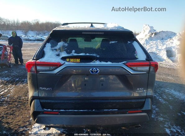 JTMEWRFV5KJ016459 2019 TOYOTA RAV4 HYBRID Gray 