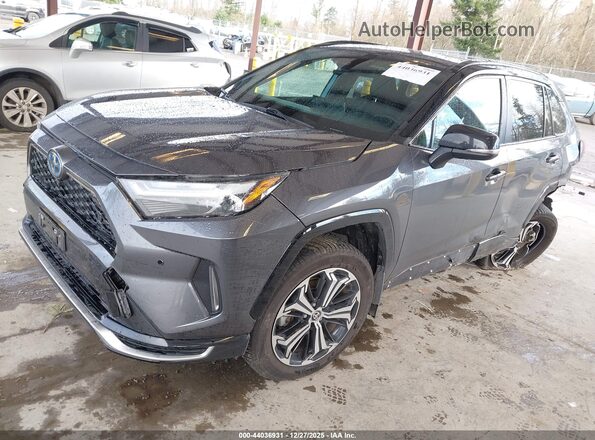 JTMFB3FV4ND078712 2022 TOYOTA RAV4 PRIME Gray წინა მარცხენა ხედი სამი მეოთხედიდან