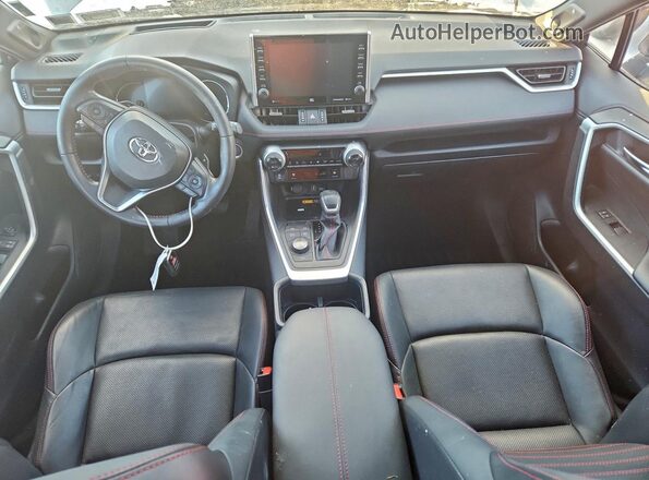 JTMFB3FV6ND083992 2022 TOYOTA RAV4 White Widok deski rozdzielczej