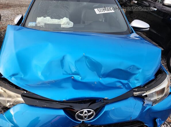 JTMJFREV3GD181755 2016 TOYOTA RAV4 Blue Engine compartment view