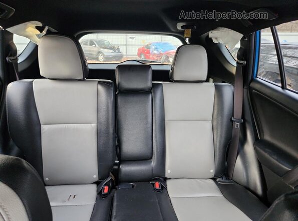 JTMJFREV3GD181755 2016 TOYOTA RAV4 Blue Rear seats view