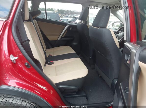 JTMWFREV7GJ096716 2016 TOYOTA LE Red VIN კოდის სტიკერის ხედი