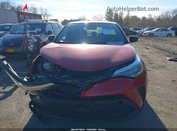 JTNKHMBX4M1129213 2021 TOYOTA C-HR Red Դիմացի տեսք