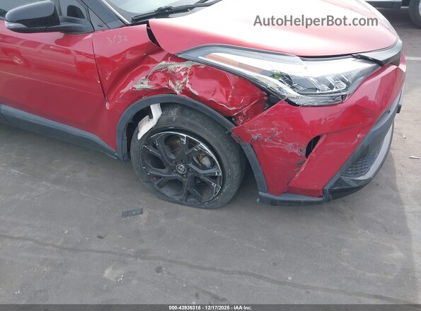 JTNKHMBX5M1123534 2021 TOYOTA C-HR Красный Вид спереди