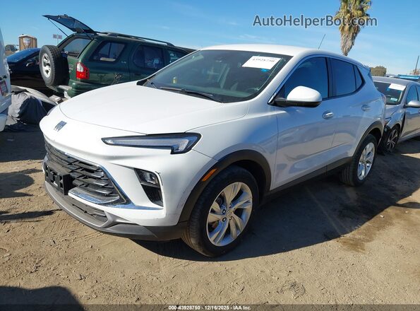 KL4AMBS25RB167789 2024 BUICK ENCORE White წინა მარცხენა ხედი სამი მეოთხედიდან