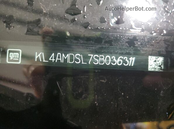 KL4AMDSL7SB036311 2025 BUICK ENCORE Gray VIN sticker view