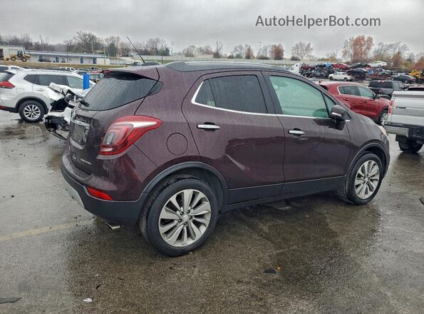 KL4CJASB1JB542285 2018 BUICK ENCORE Maroon 