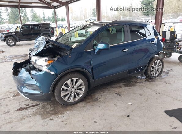 KL4CJASB1LB009534 2020 BUICK ENCORE Blue Vista tres cuartos delantera izquierda