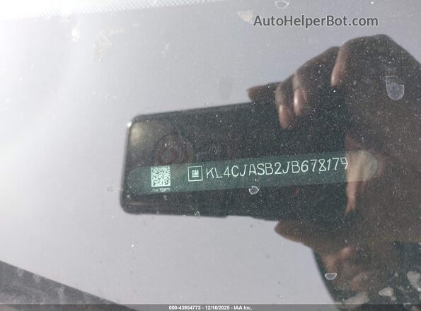 KL4CJASB2JB678179 2018 BUICK ENCORE White Շարժիչի բաժամունքի տեսք