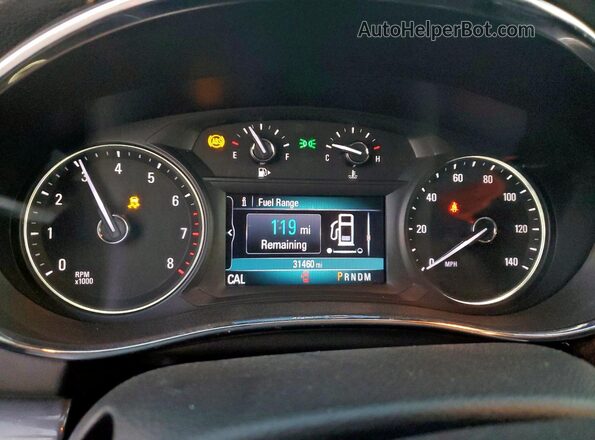 KL4CJASB9MB355297 2021 BUICK ENCORE White Instrument cluster view