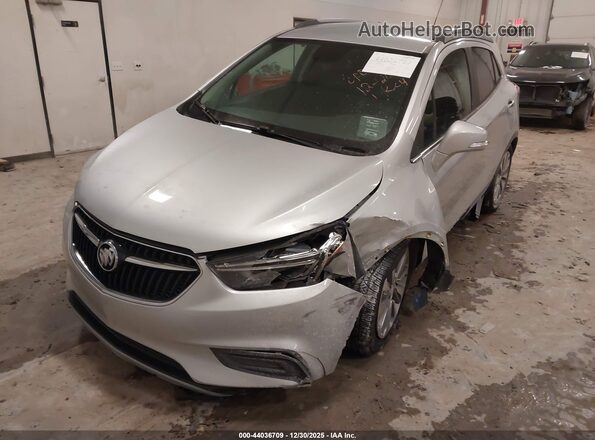 KL4CJASBXKB903790 2019 BUICK ENCORE Silver წინა ხედი